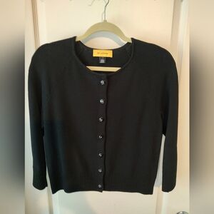 St. John Black Cardigan size small